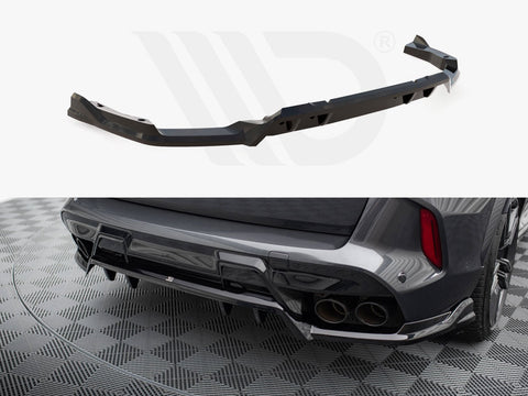 BMW X5 M F95 Facelift Central Rear Splitter (Vertical Bars) - Maxton Design