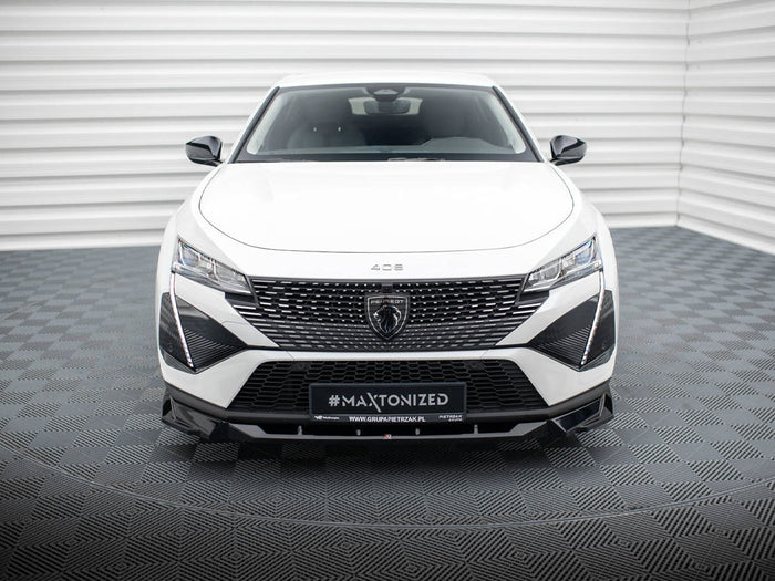 Peugeot 408 Mk1 Front Splitter - Maxton Design