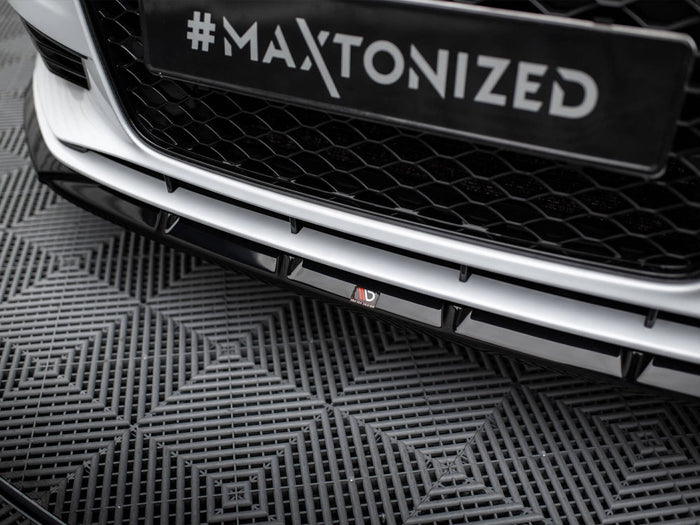 Audi A3 Sedan 8V Front Splitter V.1 - Maxton Design