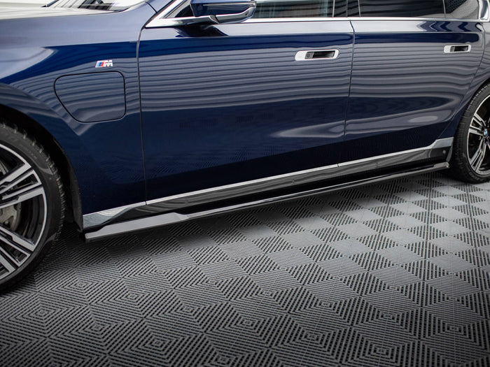 BMW 750e M-Pack G70 Side Skirts Diffusers - Maxton Design