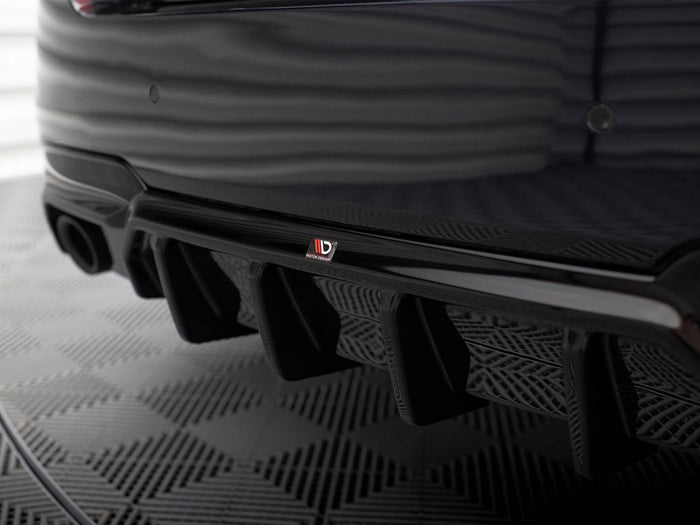 BMW 5 M-Pack F10 / F11 (Version with two single exhausts) Rear Valance V.2 - Maxton Design