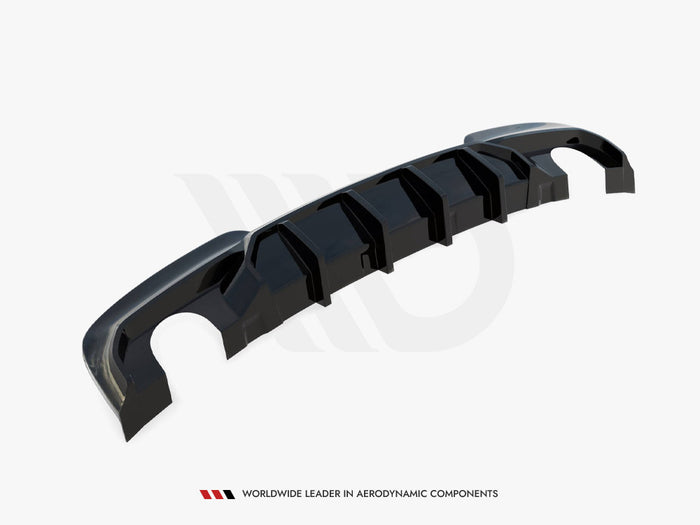 BMW 5 M-Pack F10 / F11 (Version with two single exhausts) Rear Valance V.2 - Maxton Design