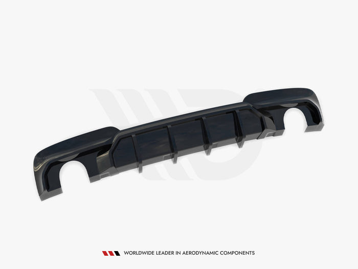 BMW 5 M-Pack F10 / F11 (Version with two single exhausts) Rear Valance V.2 - Maxton Design
