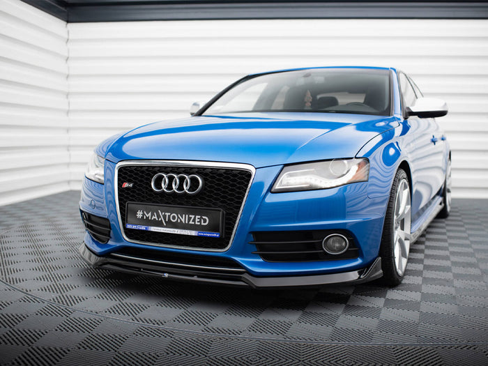 Audi S4 / A4 S-Line B8 Front Splitter V.3 - Maxton Design