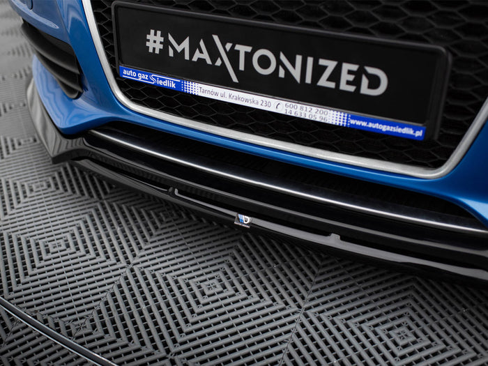 Audi S4 / A4 S-Line B8 Front Splitter V.3 - Maxton Design