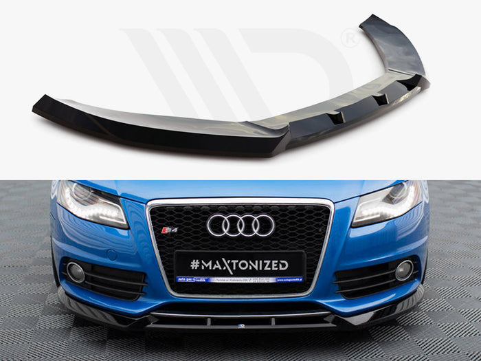 Audi S4 / A4 S-Line B8 Front Splitter V.4 - Maxton Design
