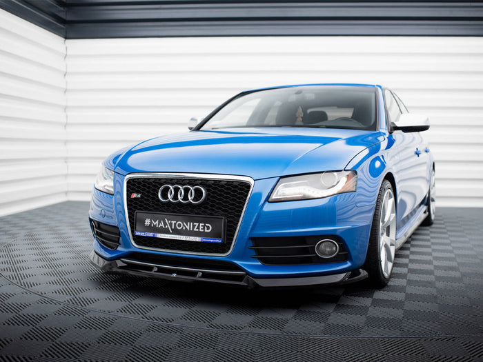 Audi S4 / A4 S-Line B8 Front Splitter V.4 - Maxton Design