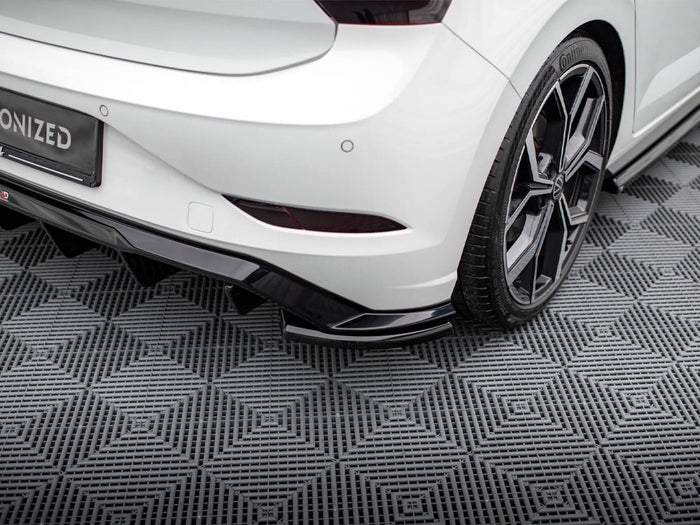 Volkswagen Polo GTI Mk6 Facelift Rear Side Splitters - Maxton Design