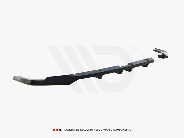 Hyundai Kona N-Line Mk2 Central Rear Splitter (Vertical Bars) - Maxton Design