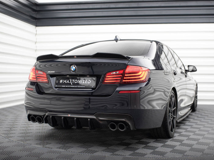 BMW 5 M-Pack F10 / F11 (Version with two double exhausts) Rear Valance V.2 - Maxton Design