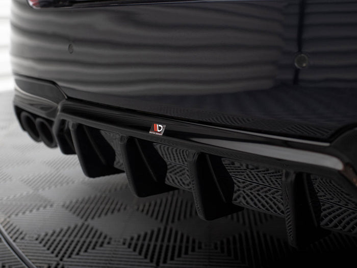 BMW 5 M-Pack F10 / F11 (Version with two double exhausts) Rear Valance V.2 - Maxton Design