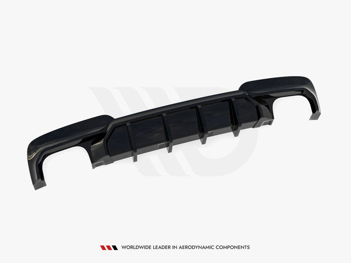 BMW 5 M-Pack F10 / F11 (Version with two double exhausts) Rear Valance V.2 - Maxton Design