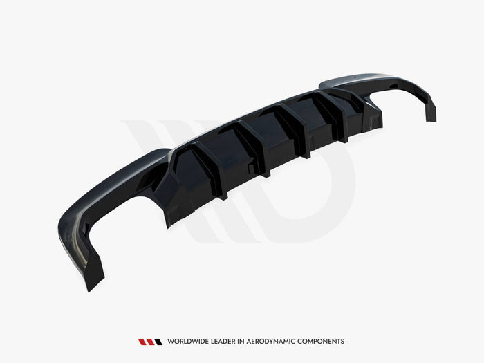 BMW 5 M-Pack F10 / F11 (Version with two double exhausts) Rear Valance V.2 - Maxton Design