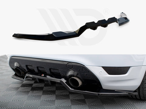 Ford Kuga ST Mk1 Central Rear Splitter (Vertical Bars) - Maxton Design