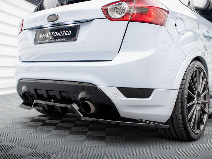 Ford Kuga ST Mk1 Central Rear Splitter (Vertical Bars) - Maxton Design
