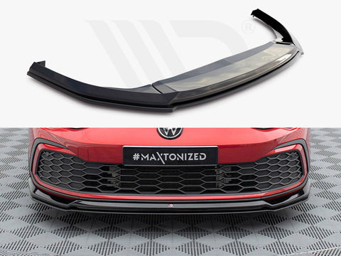 Volkswagen Golf GTI / GTE / R-Line Mk8 Front Splitter V.6 - Maxton Design