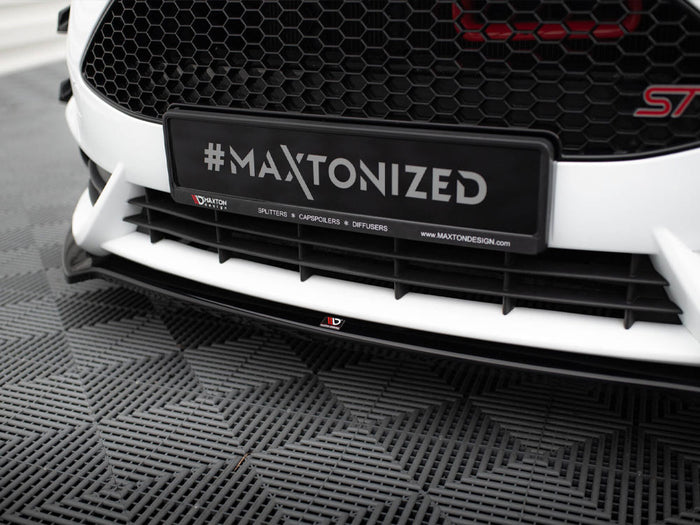 Ford Fiesta ST Mk7 Facelift Front Splitter V.5 - Maxton Design