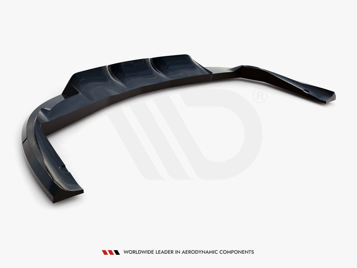 Opel Cascada Central Rear Splitter (Vertical Bars) - Maxton Design