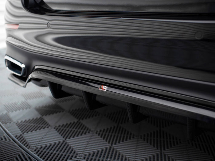 Rear Splitter (Vertical Bars) Mercedes-Benz E AMG-Line W214 - Maxton Design