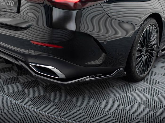 Rear Splitter (Vertical Bars) Mercedes-Benz E AMG-Line W214 - Maxton Design