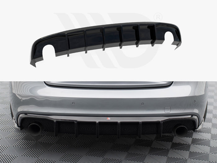 Audi A5 S-Line Coupe / Sportback 8T Facelift (Version with single exhausts on both sides) Rear Valance - Maxton Design