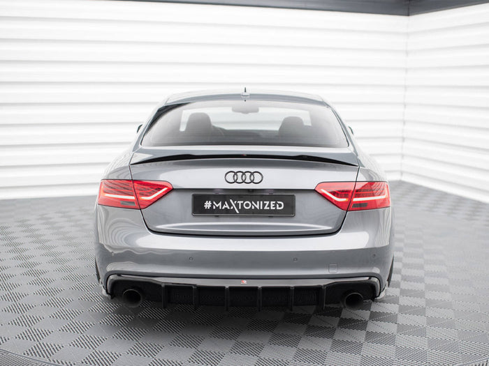 Audi A5 S-Line Coupe / Sportback 8T Facelift (Version with single exhausts on both sides) Rear Valance - Maxton Design