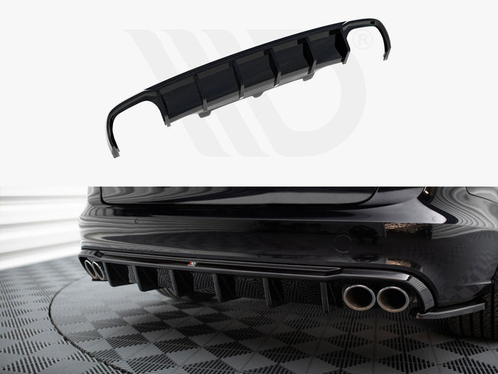 Audi A6 Avant C7 (Version with dual exhausts on both sides) Rear Valance - Maxton Design