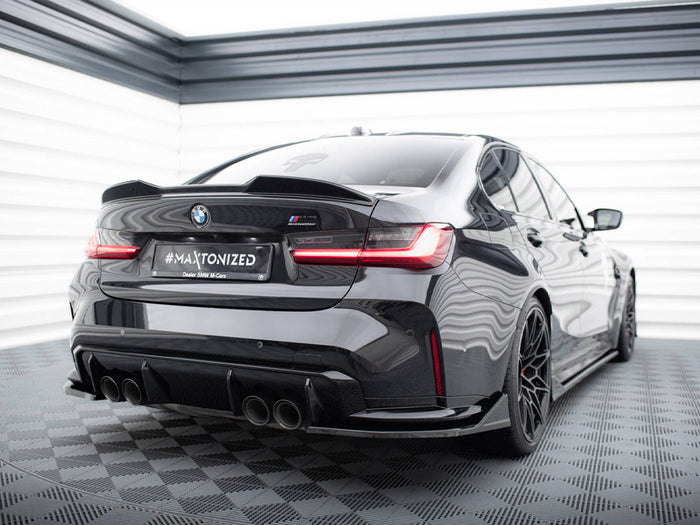 BMW M3 G80 Rear Side Splitters V.4 CSL Look - Maxton Design