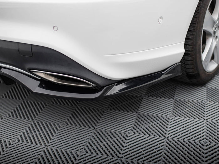 Rear Splitter (Vertical Bars) Mercedes-Benz CLA C117 Facelift - Maxton Design