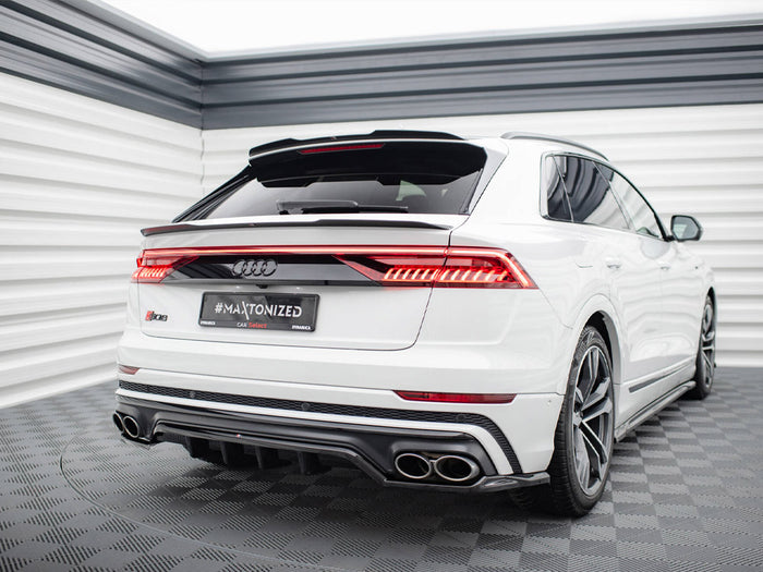 Audi SQ8 Mk1 Central Rear Splitter (Vertical Bars) V.2 - Maxton Design