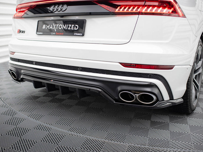 Audi SQ8 Mk1 Central Rear Splitter (Vertical Bars) V.2 - Maxton Design