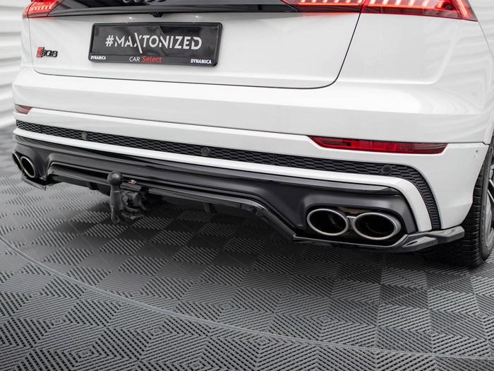 Audi SQ8 Mk1 Central Rear Splitter (Vertical Bars) V.2 - Maxton Design