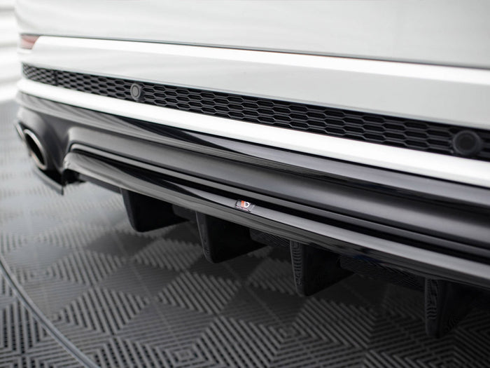 Audi SQ8 Mk1 Central Rear Splitter (Vertical Bars) V.2 - Maxton Design