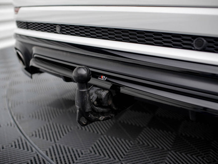 Audi SQ8 Mk1 Central Rear Splitter (Vertical Bars) V.2 - Maxton Design