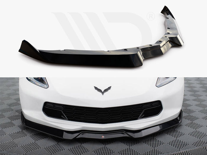 Chevrolet Corvette C7 Front Splitter V.2 - Maxton Design