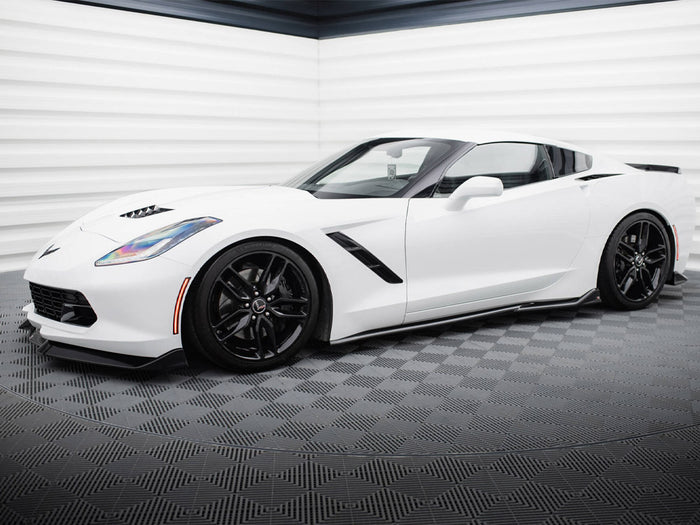 Chevrolet Corvette C7 Side Skirts Diffusers V.2 - Maxton Design