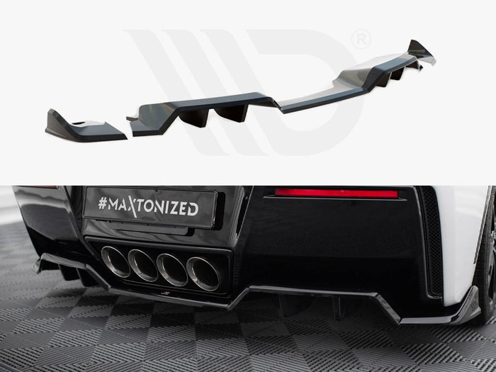 Chevrolet Corvette C7 Rear Splitter (Vertical Bars) - Maxton Design