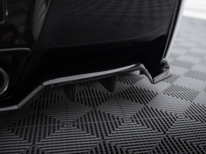 Chevrolet Corvette C7 Rear Splitter (Vertical Bars) - Maxton Design