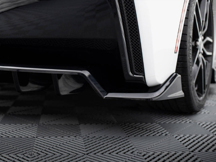 Chevrolet Corvette C7 Rear Splitter (Vertical Bars) - Maxton Design