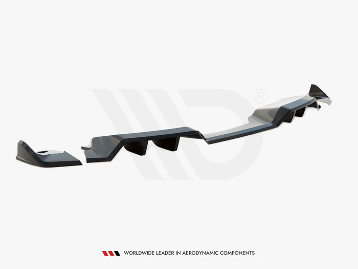 Chevrolet Corvette C7 Rear Splitter (Vertical Bars) - Maxton Design