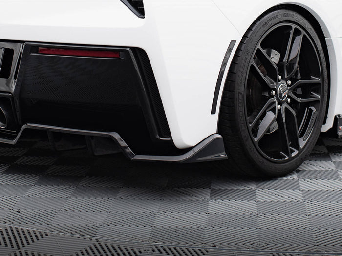 Chevrolet Corvette C7 Rear Splitter (Vertical Bars) - Maxton Design