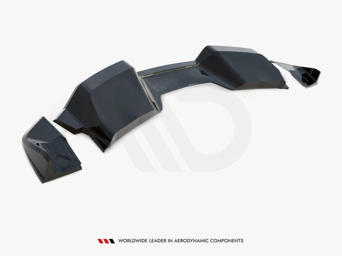 Chevrolet Corvette C7 Rear Splitter (Vertical Bars) - Maxton Design