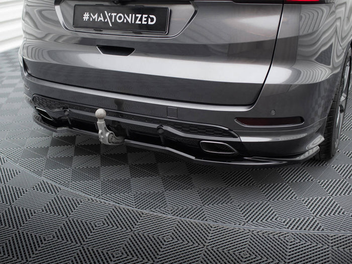 Ford S-Max ST-Line Mk2 Central Rear Splitter (Vertical Bars) - Maxton Design