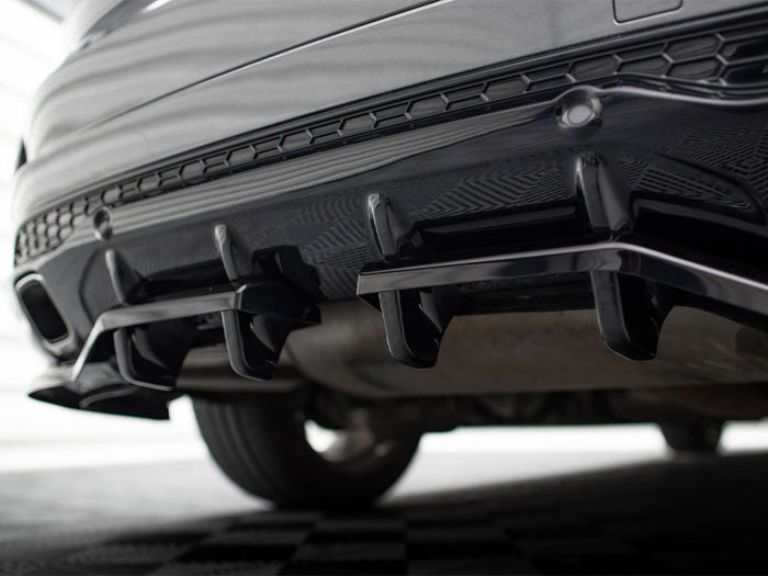 Ford S-Max ST-Line Mk2 Central Rear Splitter (Vertical Bars) - Maxton Design