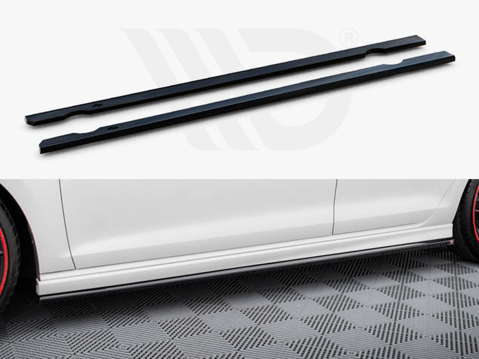Volkswagen Golf R / R-Line Mk7 Side Skirts Diffusers V.3 - Maxton Design