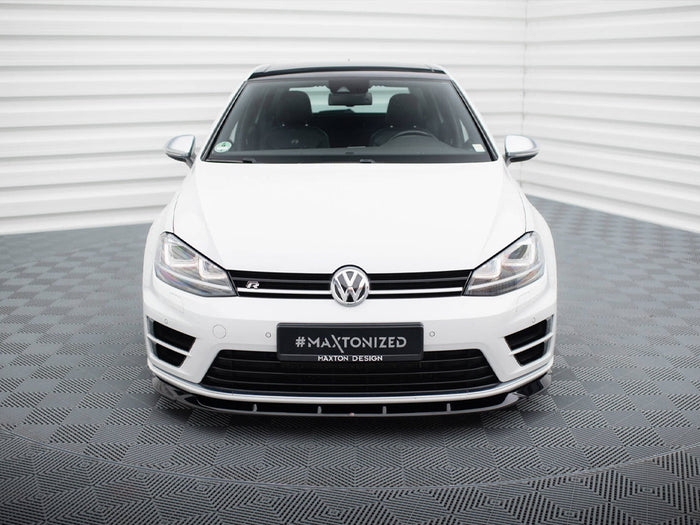 Volkswagen Golf R / R-Line Mk7 Front Splitter V.6 - Maxton Design