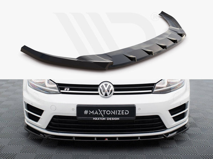 Volkswagen Golf R / R-Line Mk7 Front Splitter V.5 - Maxton Design