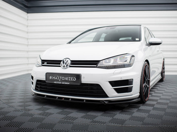 Volkswagen Golf R / R-Line Mk7 Front Splitter V.5 - Maxton Design