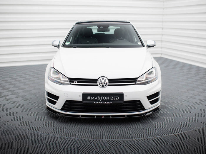 Volkswagen Golf R / R-Line Mk7 Front Splitter V.5 - Maxton Design