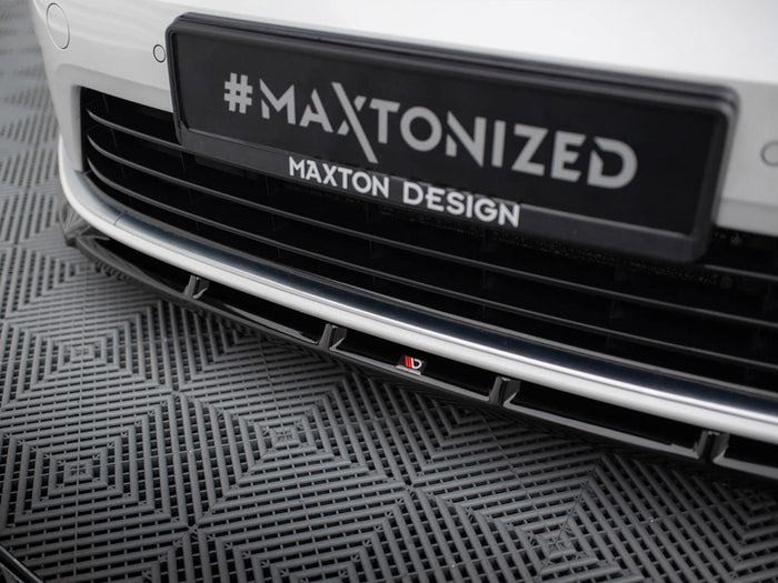 Volkswagen Golf R / R-Line Mk7 Front Splitter V.5 - Maxton Design